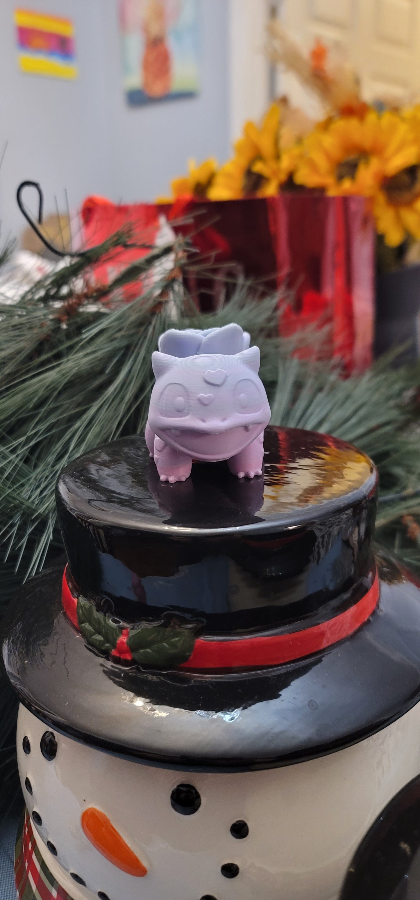 3D printed Valentine's Bulbasaur