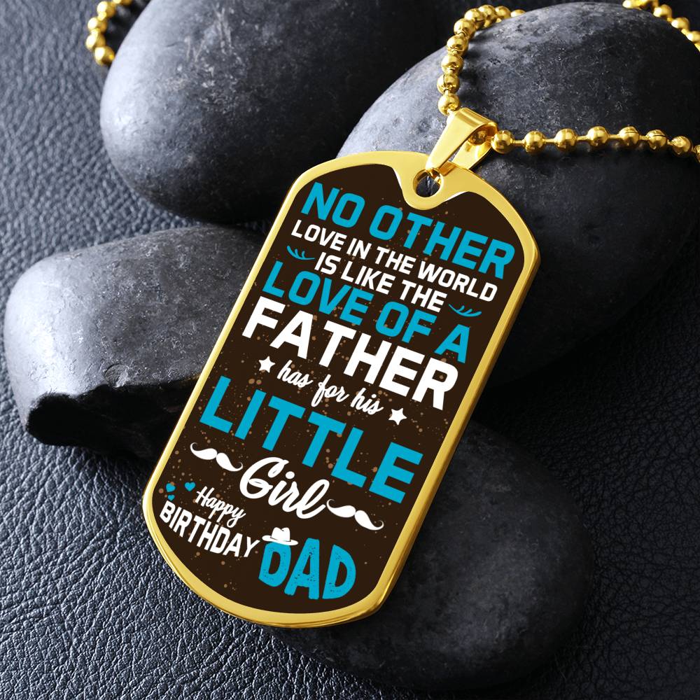 Daddy daughter clearance dog tag necklace