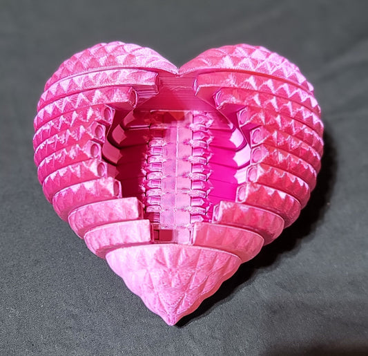 Open Heart Gift Box Silk Pink