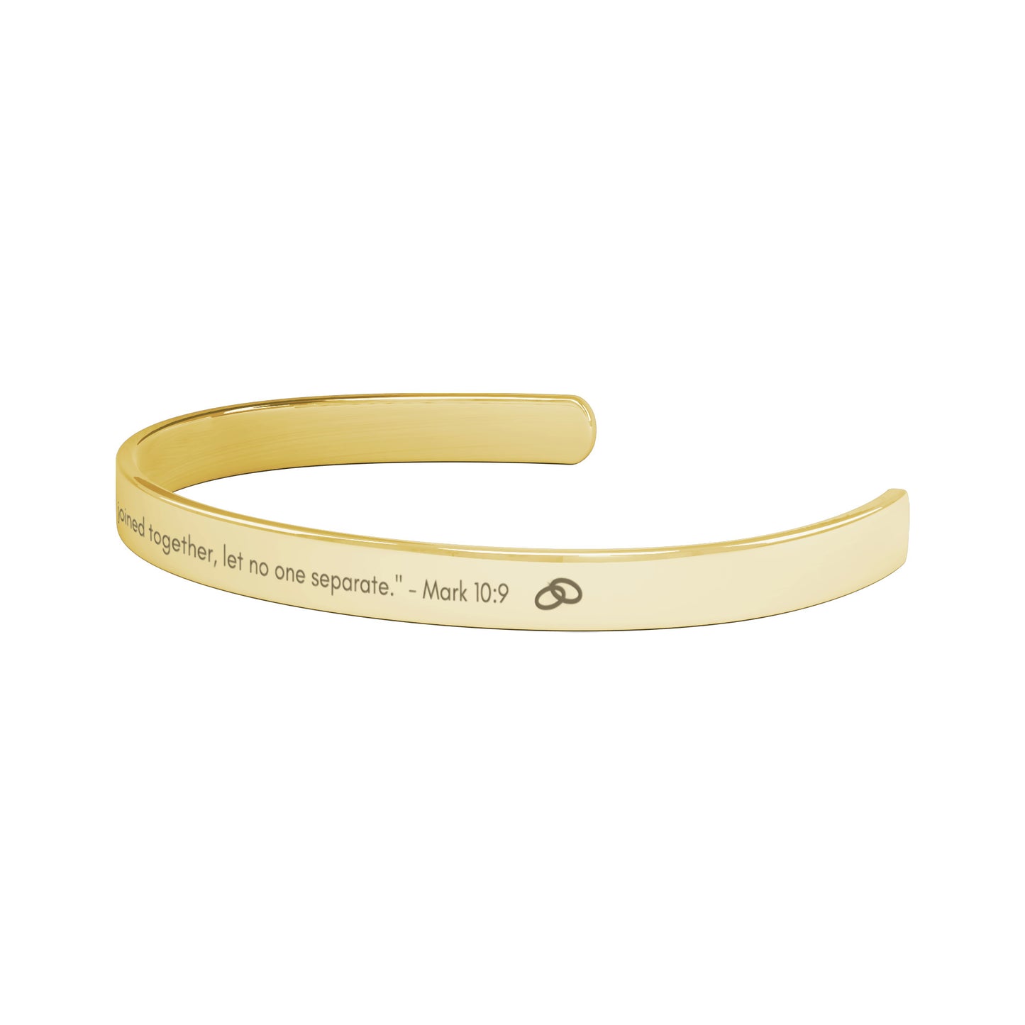 What God has joined together - cuff bracelet