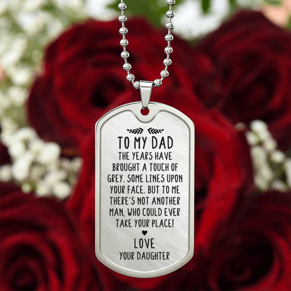 From Daughter to Dad - Dog Tag