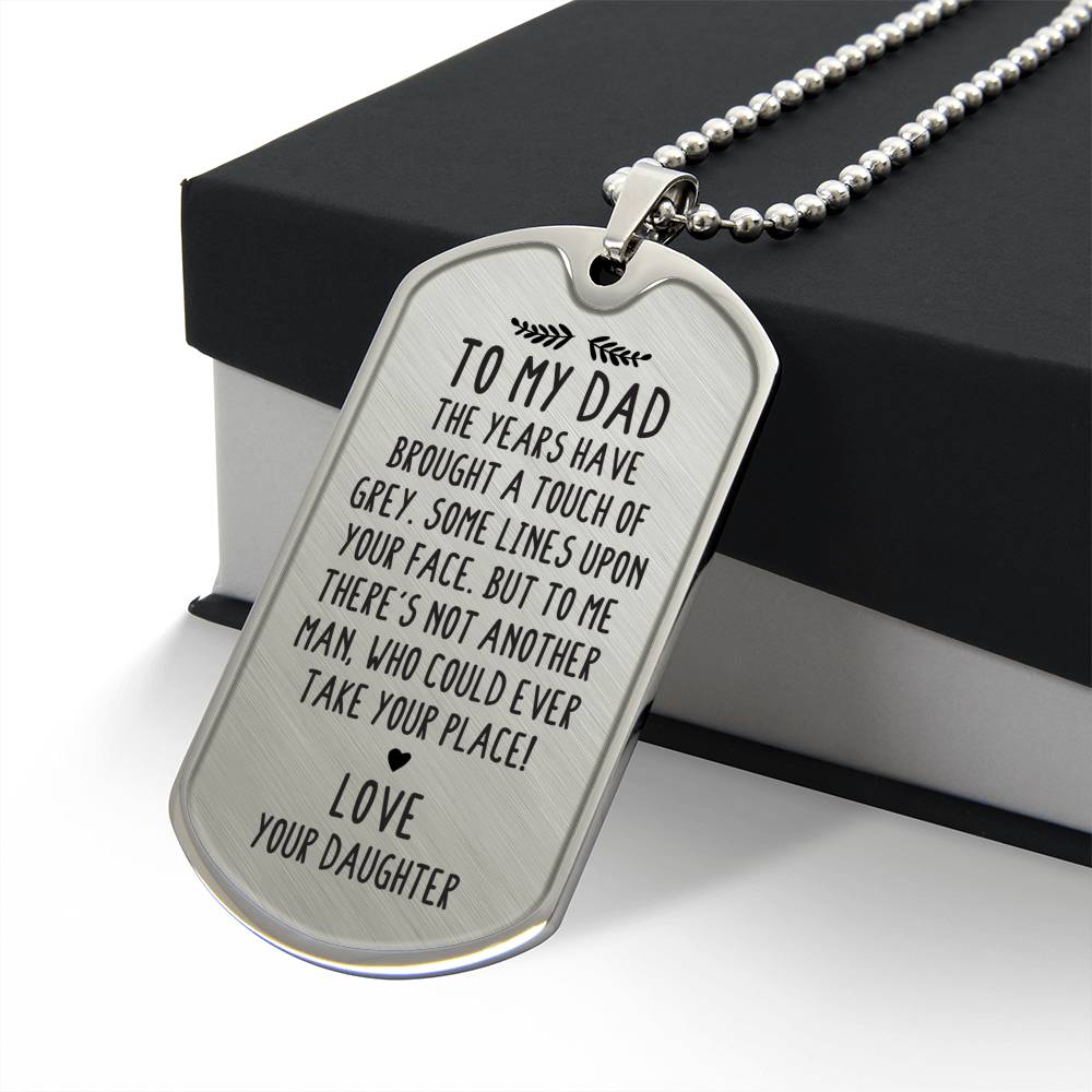 From Daughter to Dad - Dog Tag