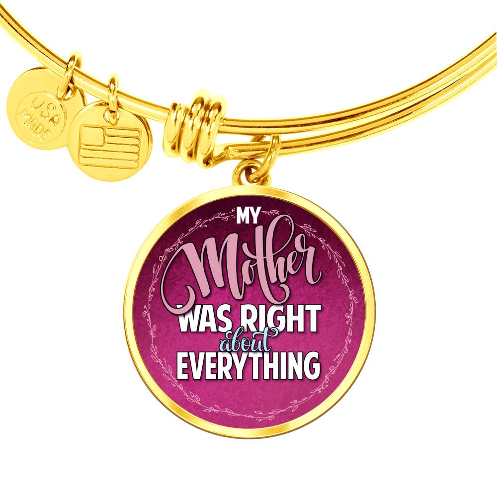 Mother is always right-bracelet