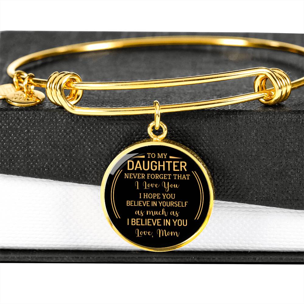 To Daughter Love Mom-Bracelet