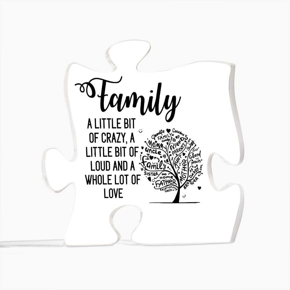 Family puzzle piece