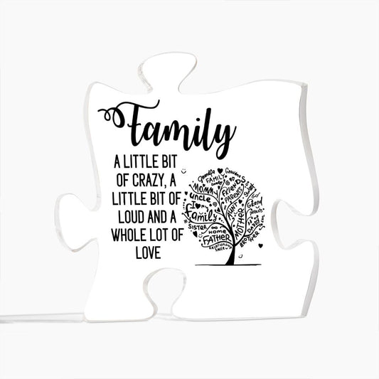 Family puzzle piece