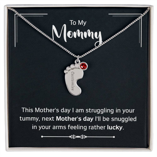 To Mom on Mother's Day - Birthstone Necklace