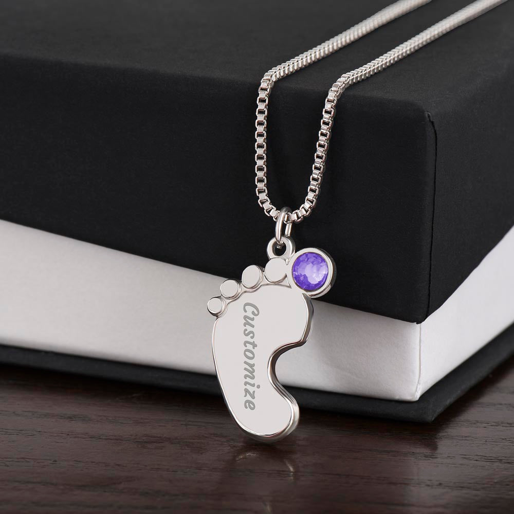 Grandma -Birthstone necklace