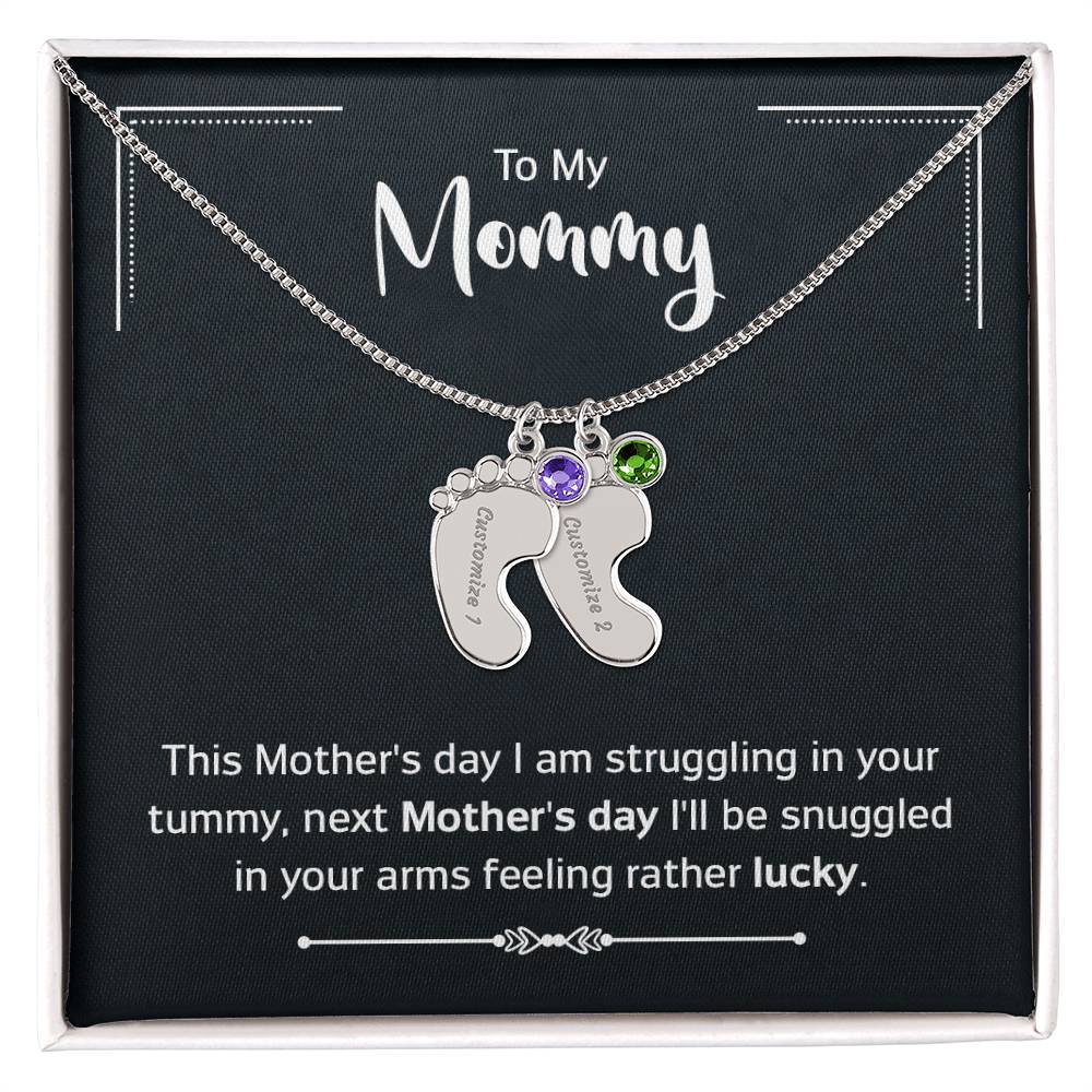 To Mom on Mother's Day - Birthstone Necklace