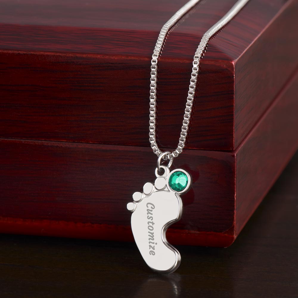 Mom to be - Birthstone necklace