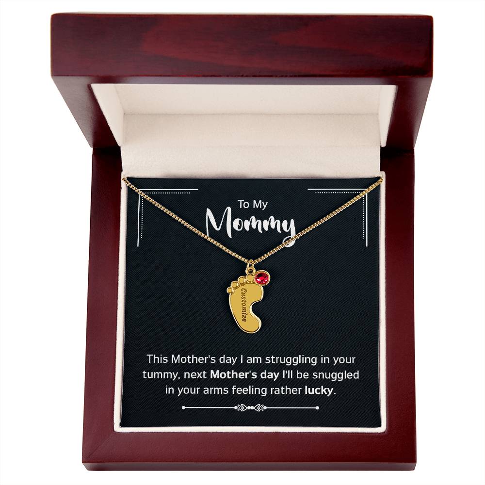 To Mom on Mother's Day - Birthstone Necklace