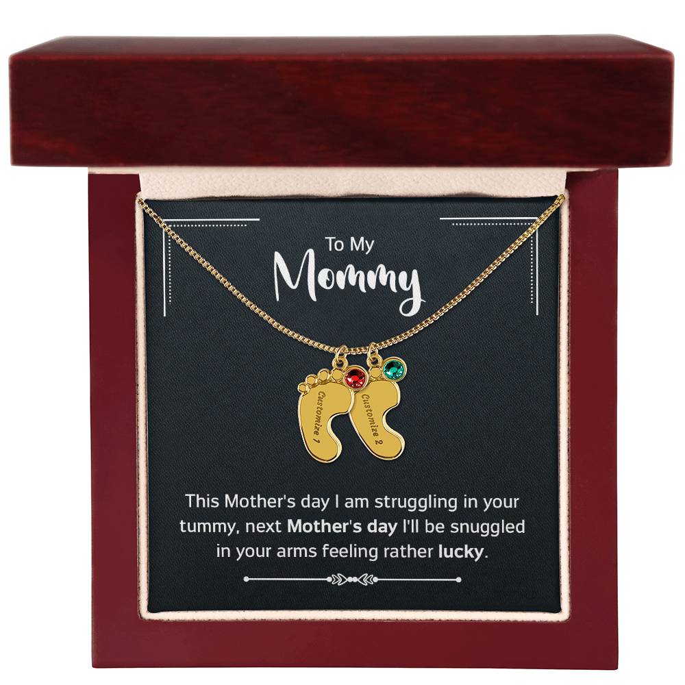 To Mom on Mother's Day - Birthstone Necklace