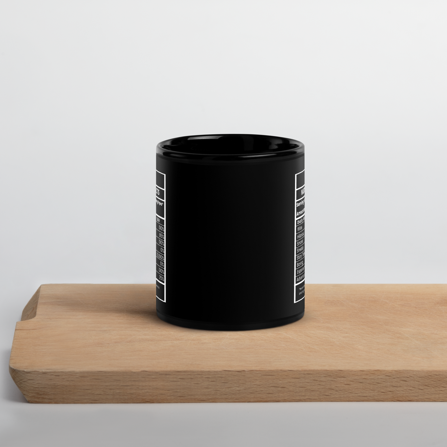 Grandfather facts Black Glossy Mug