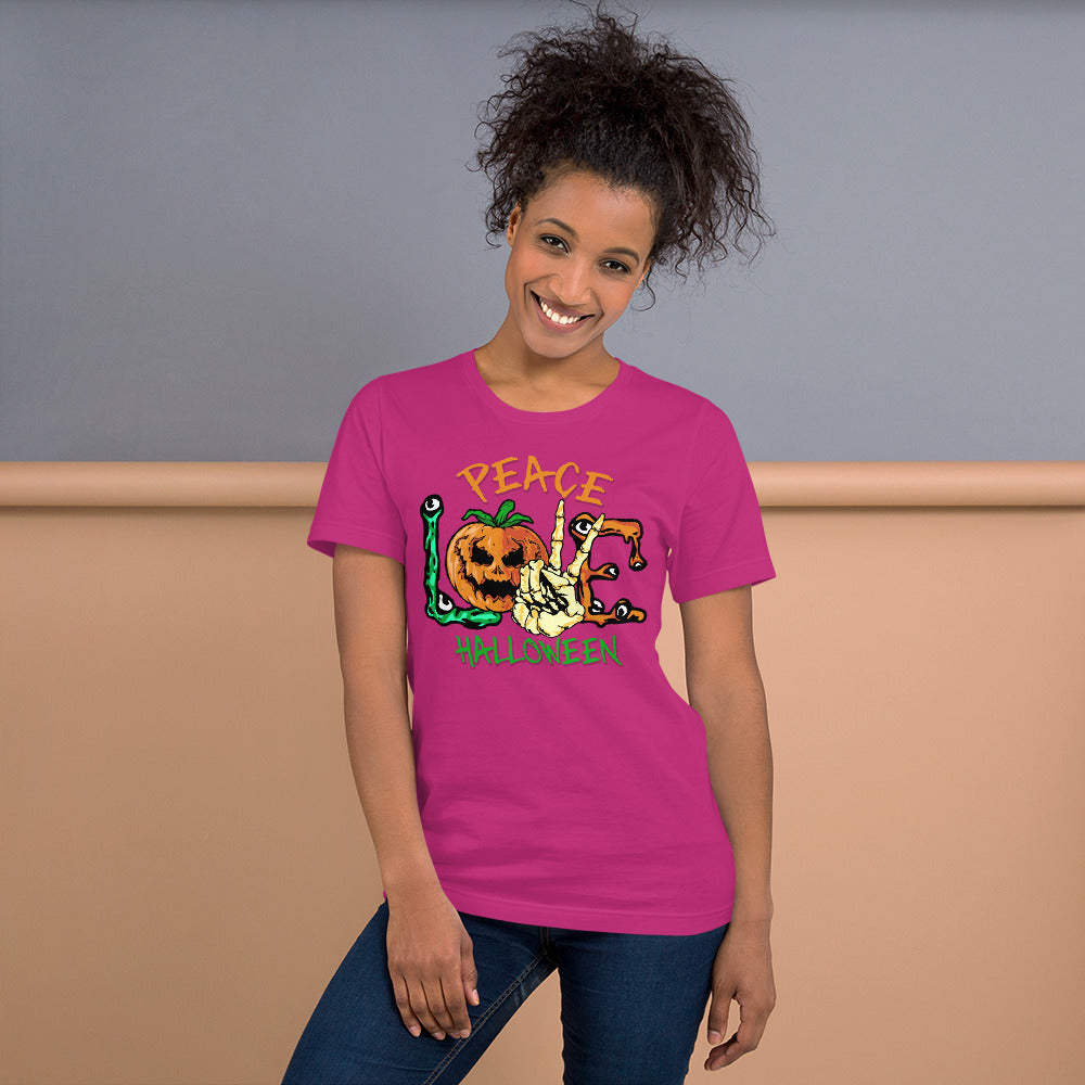 Peace, Love, & Halloween t-shirt