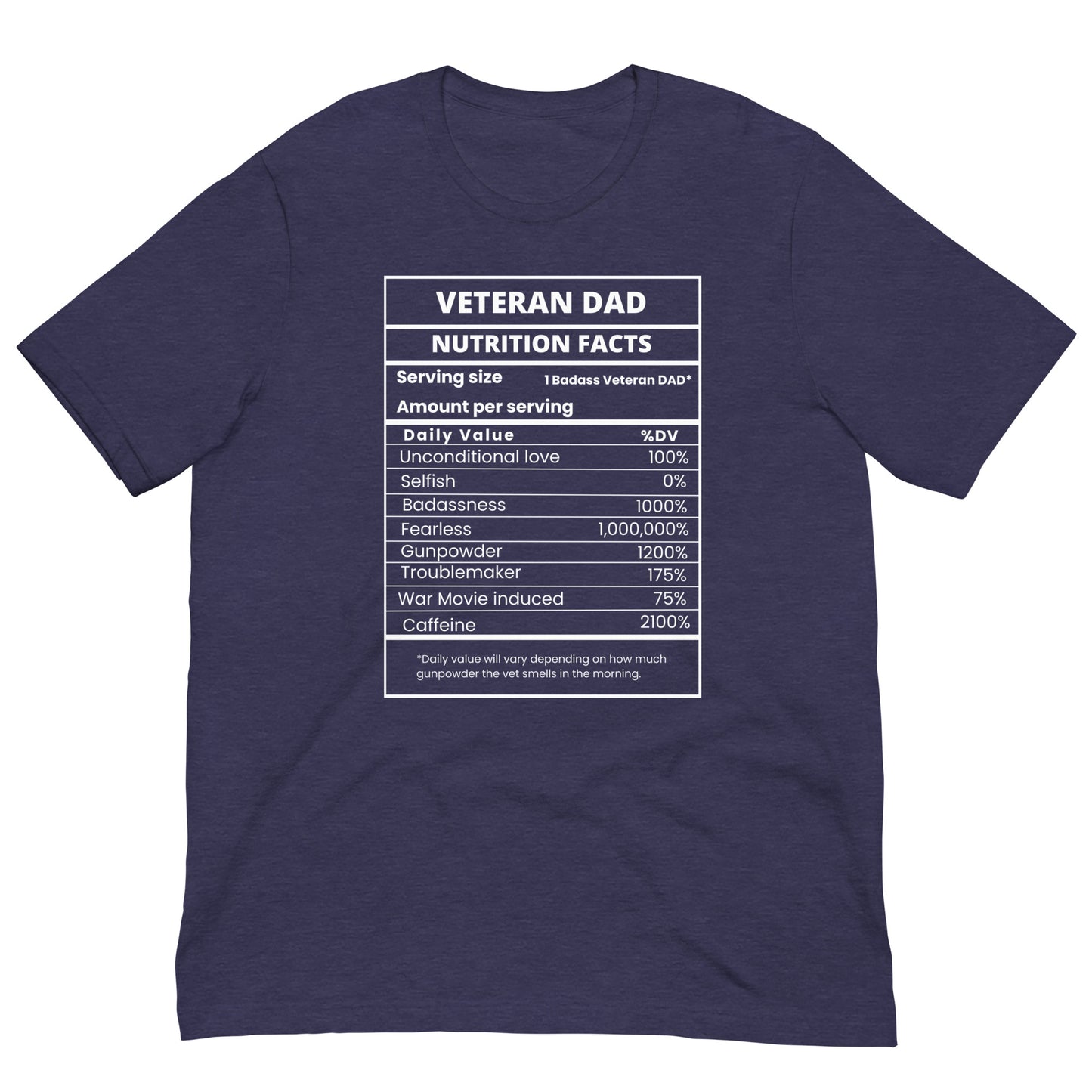 Veteran dad t-shirt
