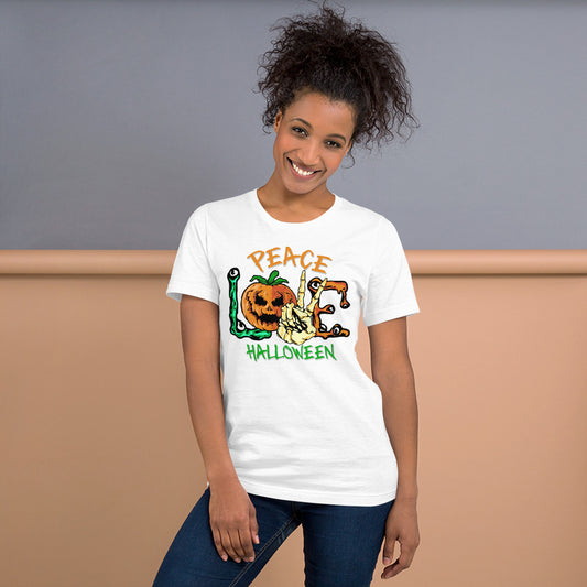 Peace, Love, & Halloween t-shirt